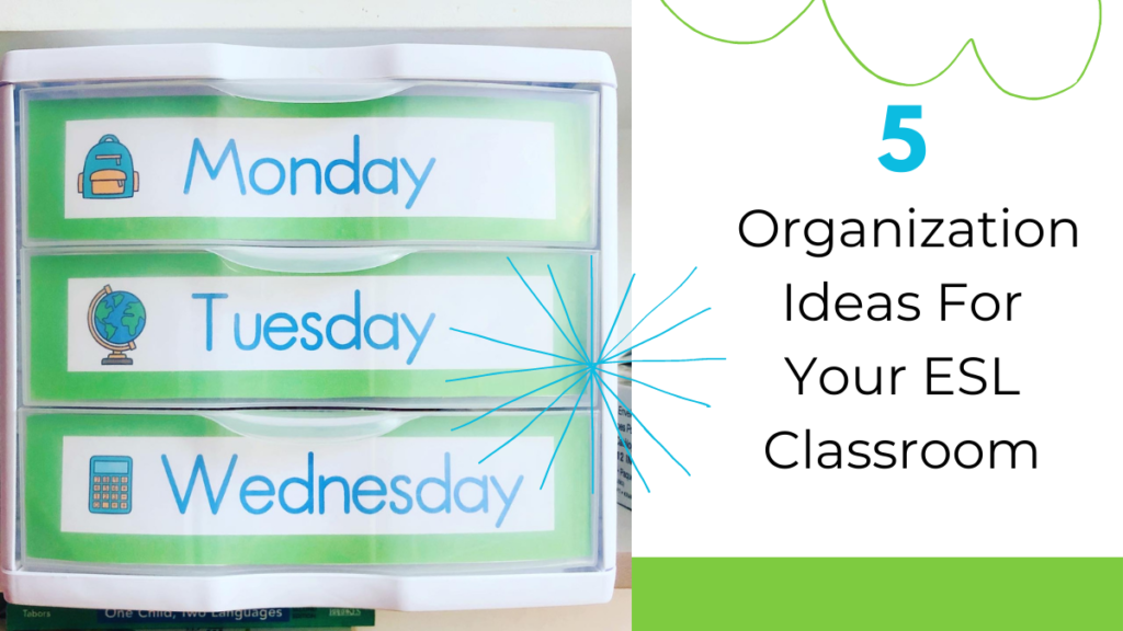 3-drawer-organizer with labels for Monday, Tuesday and Wednesday