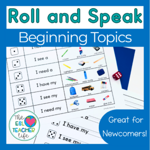 roll and speak resource for ESL