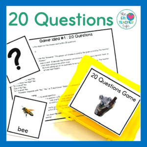 20 questions speaking game