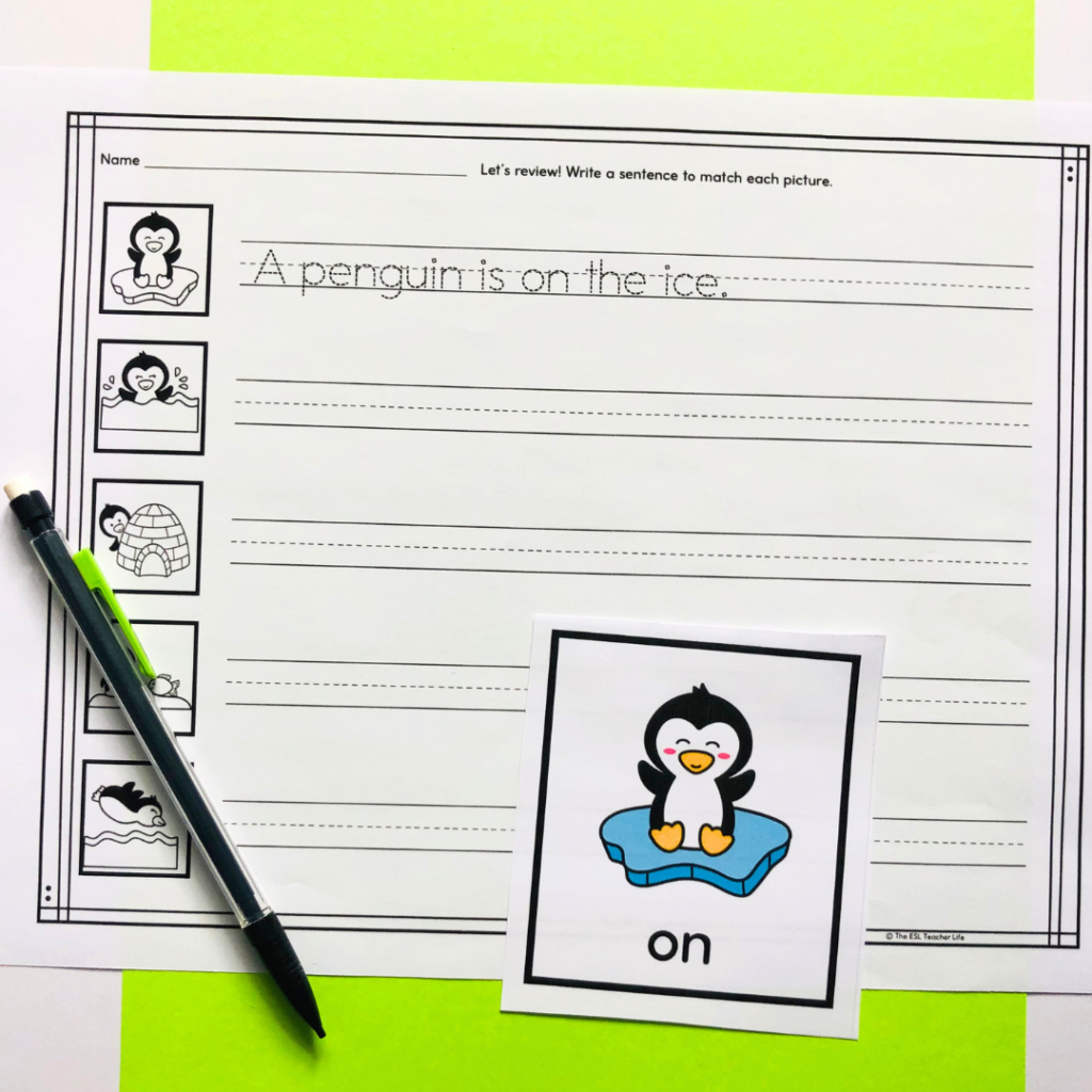 prepositions of place worksheet