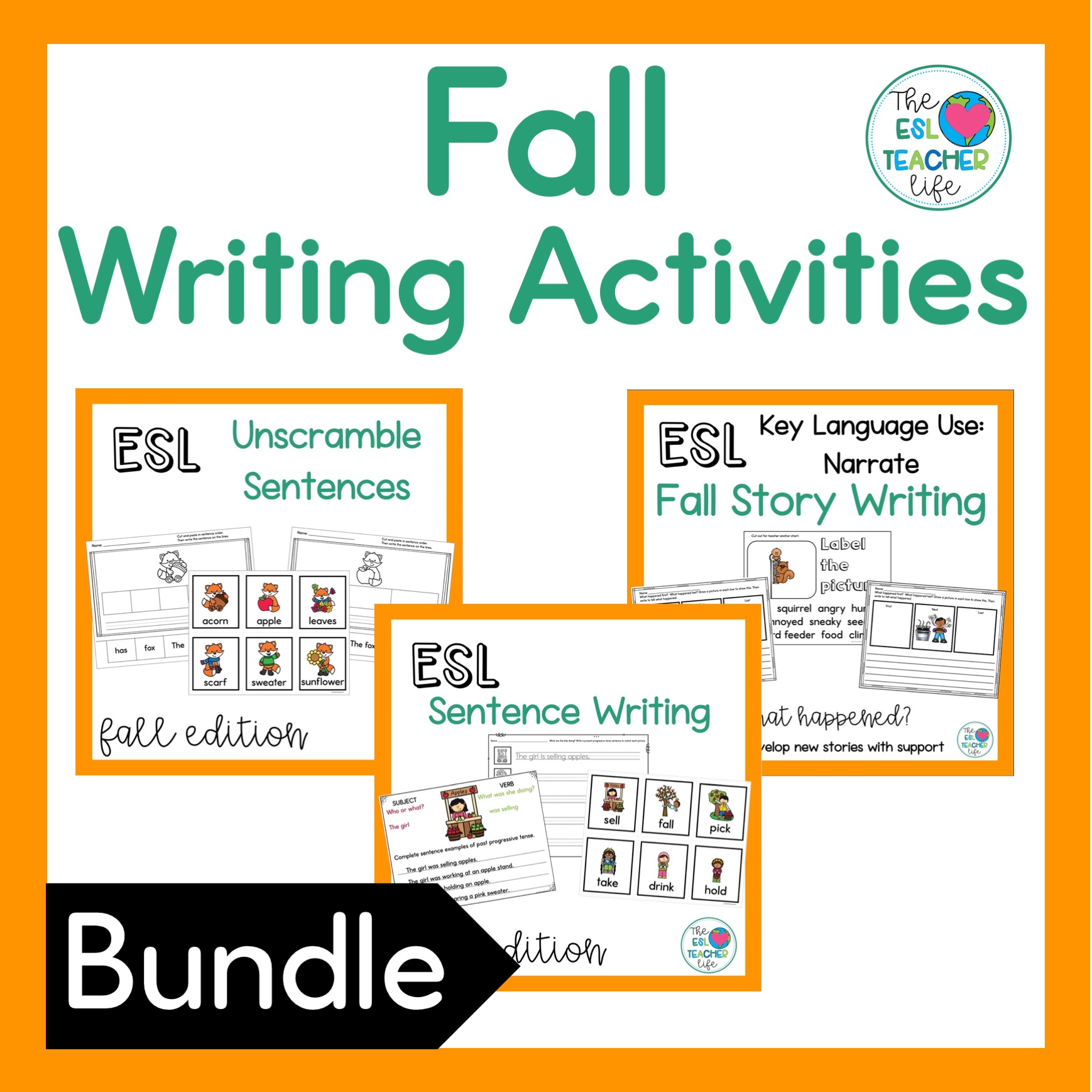 Boost Fall Writing in the ESL Classroom - The ESL Teacher Life