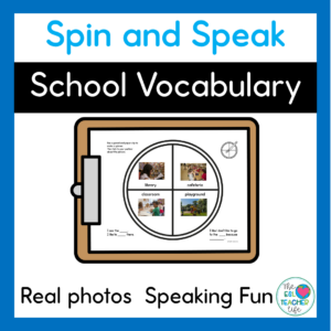 Spin and Speak ESL teacher free resource